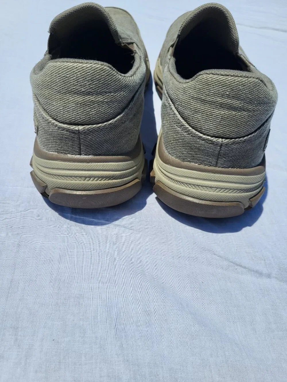 Skechers Relaxed Fit Shoes Men's 13 Air Cooled Goga Mat Arch Goodyear Slip On